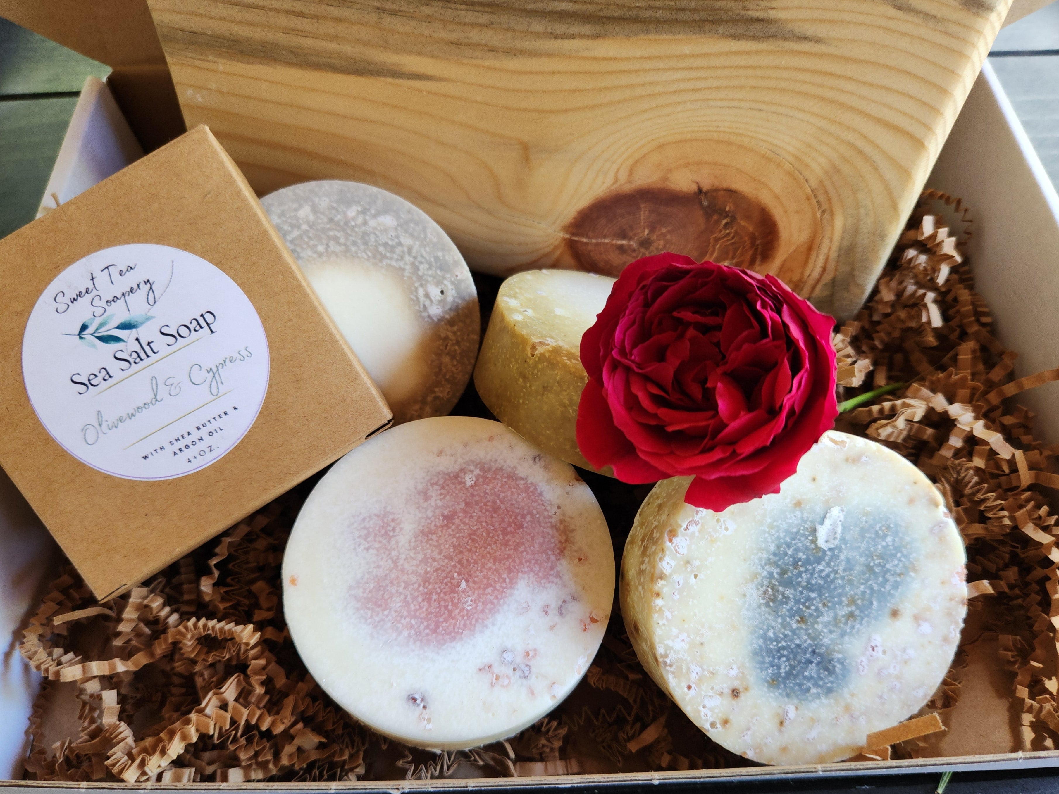 Sea Salt Soap & Soap Tray Gifts Collection