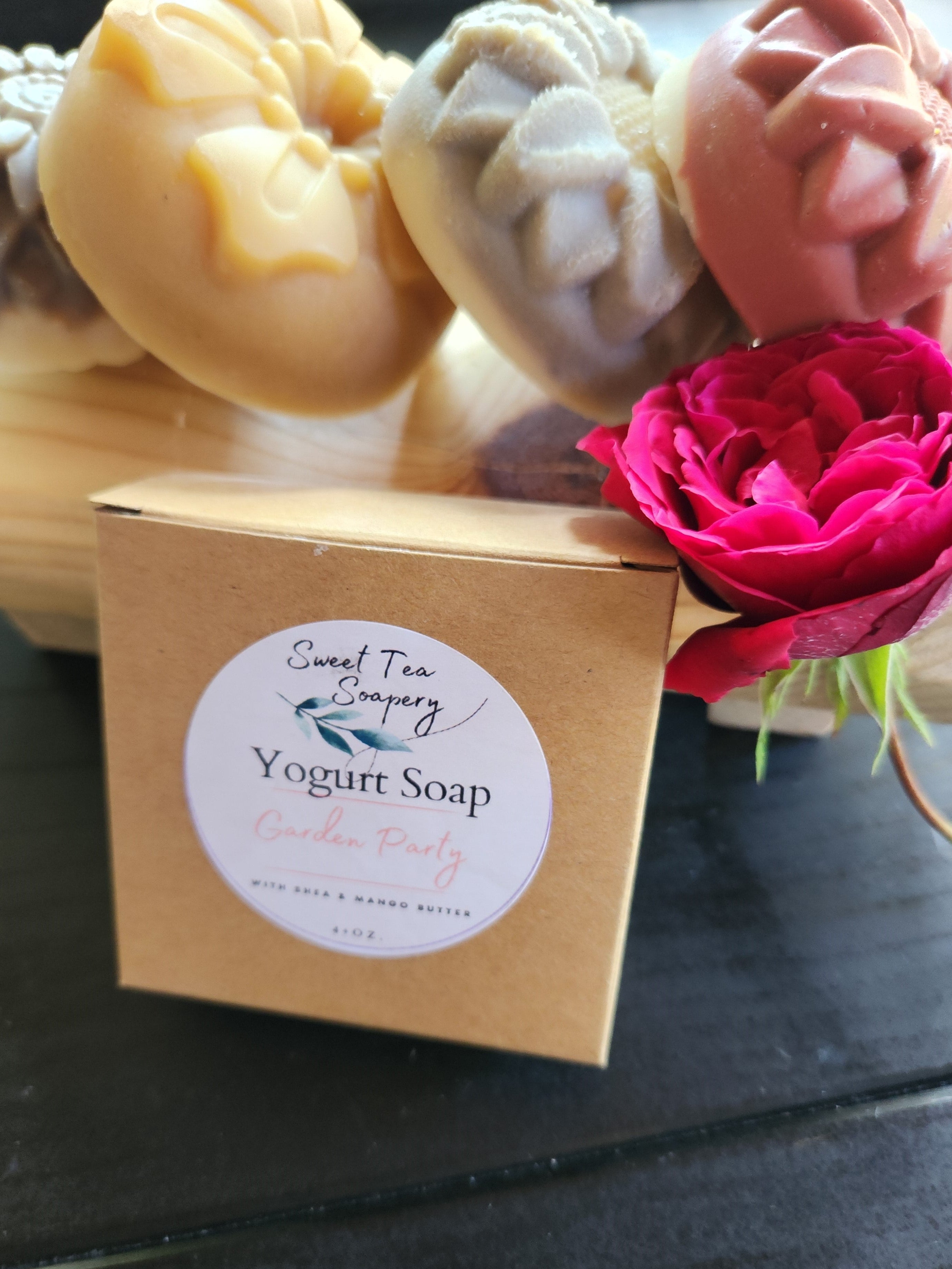 Yogurt Soap and Soap Tray Gift Collection