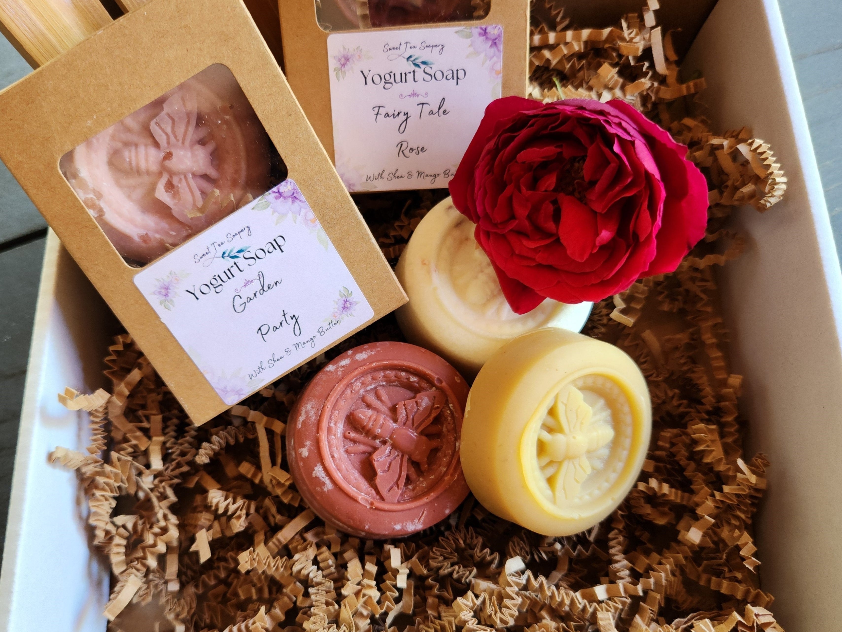 Yogurt Soap Gift Pack With Soap Dish