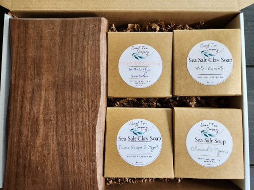 Sea Salt Soap & Soap Tray Gifts Collection