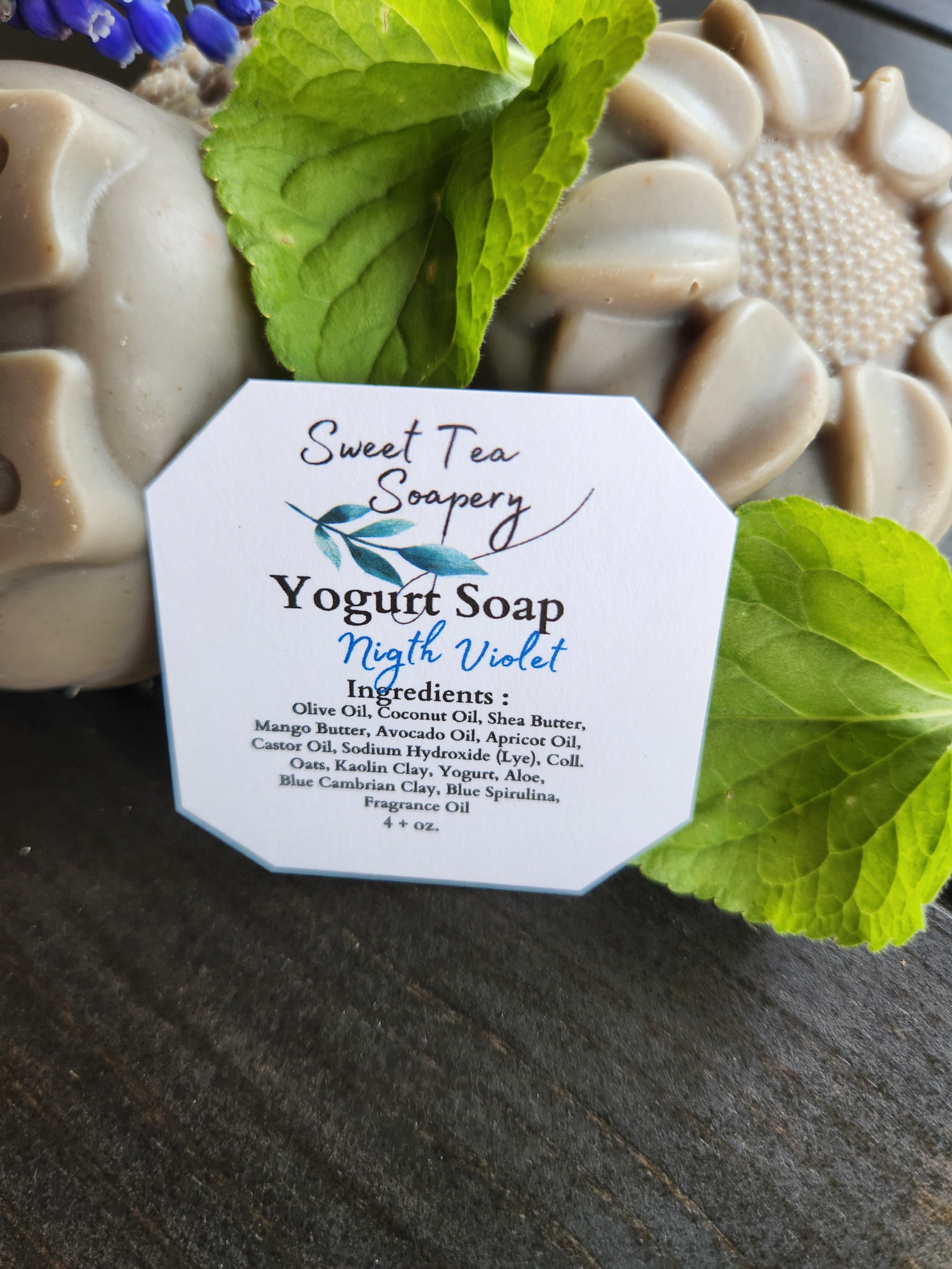 Yogurt Soap , Night Violet