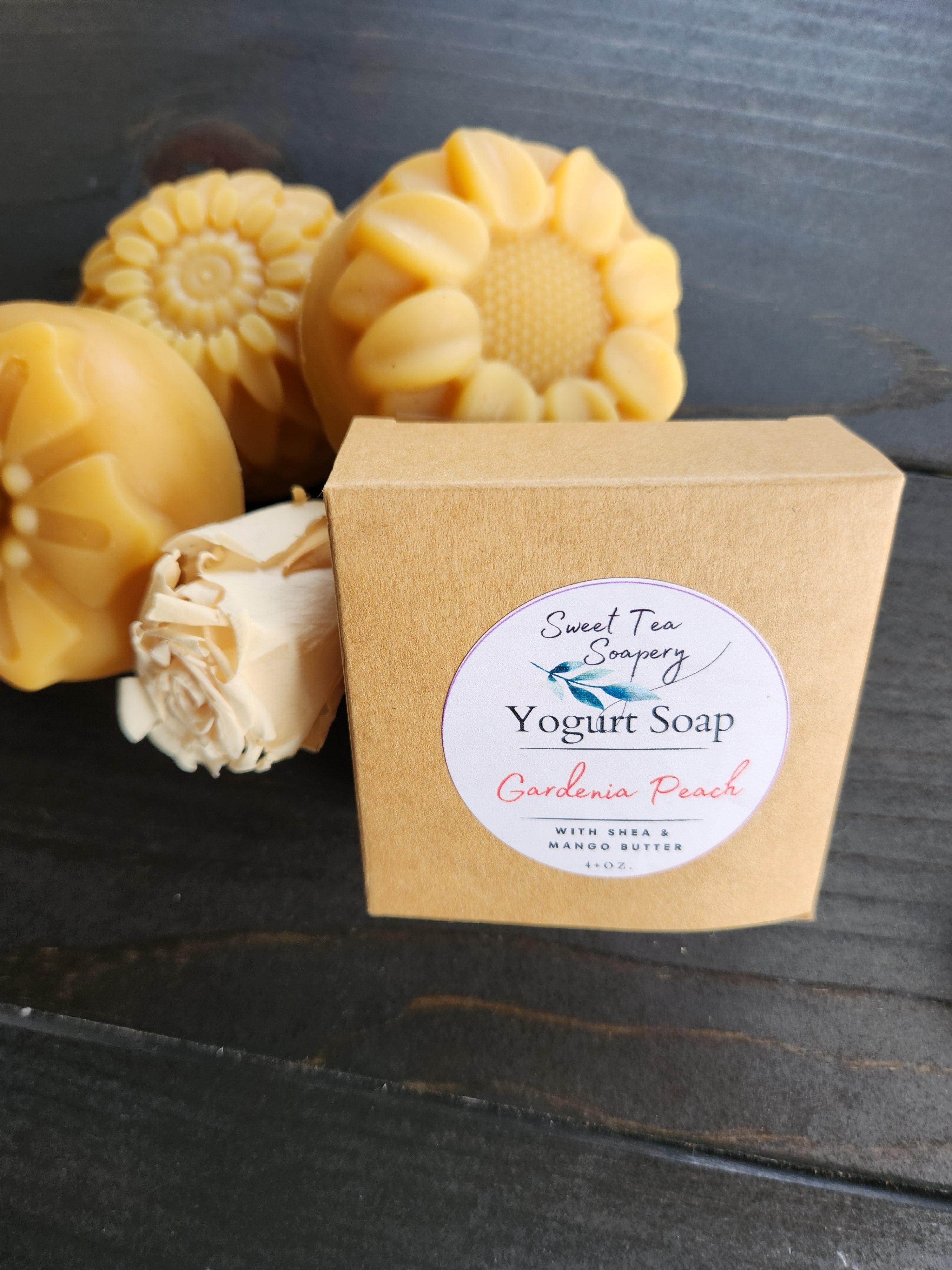 Yogurt Soap, Gardenia Peach