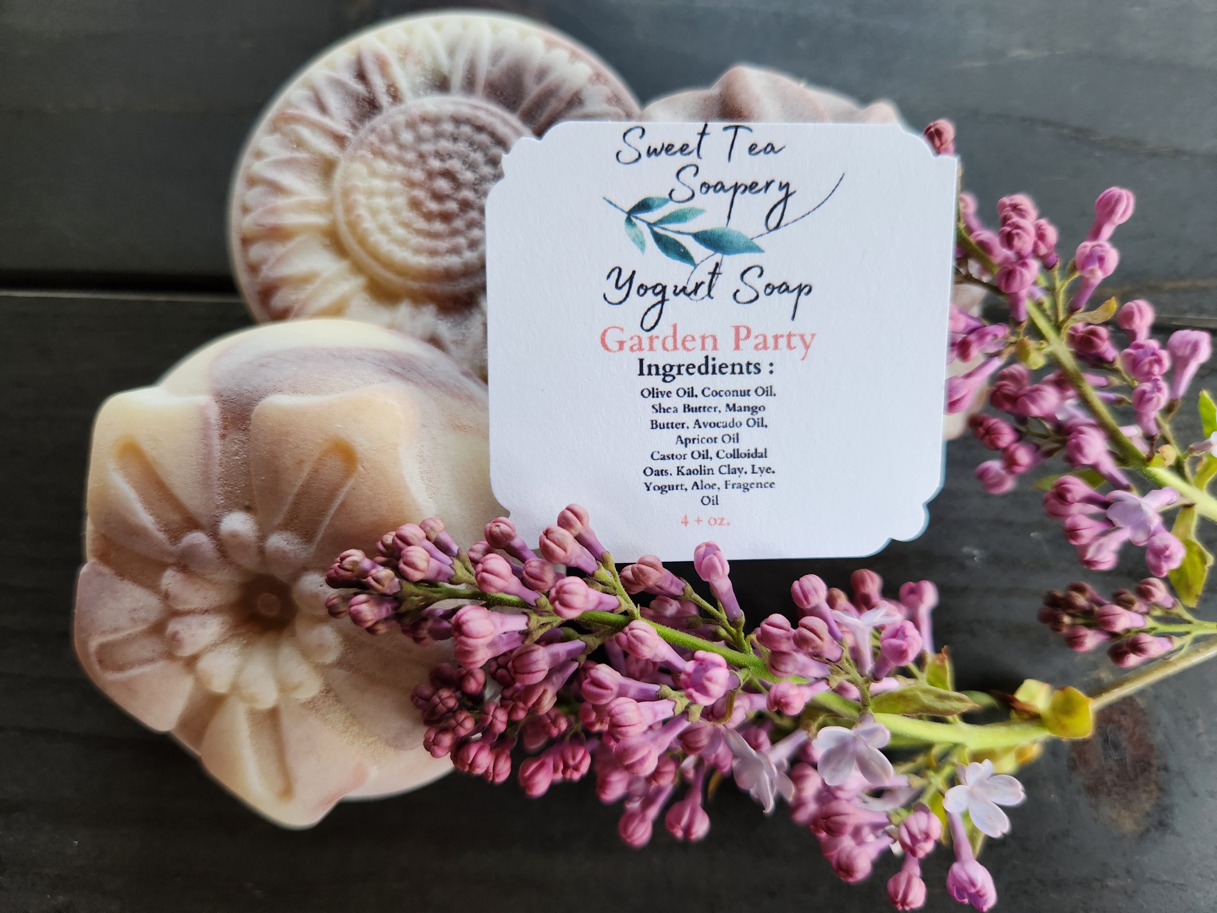 Yogurt Soap Garden Party