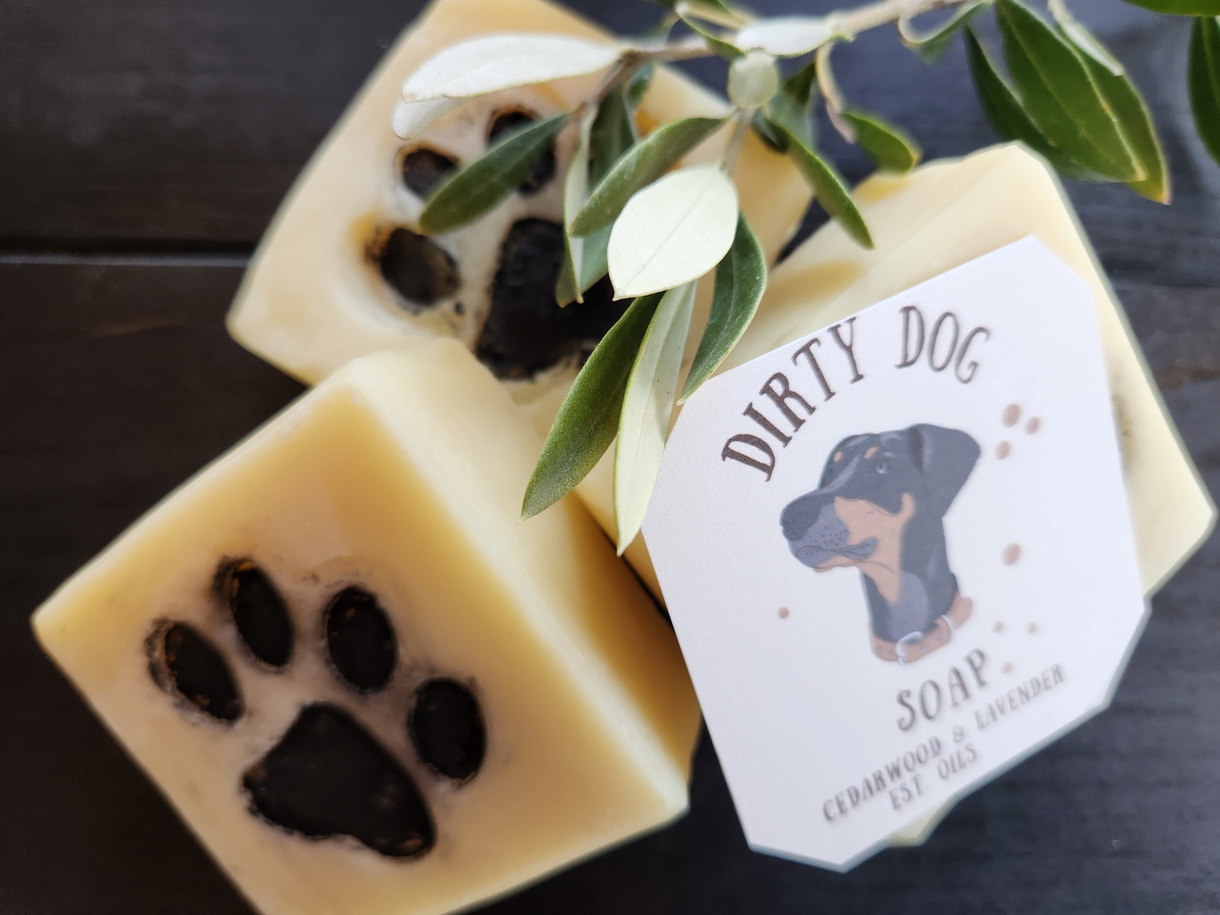 Dirty Dog Soap- Cedarwood & Geranium