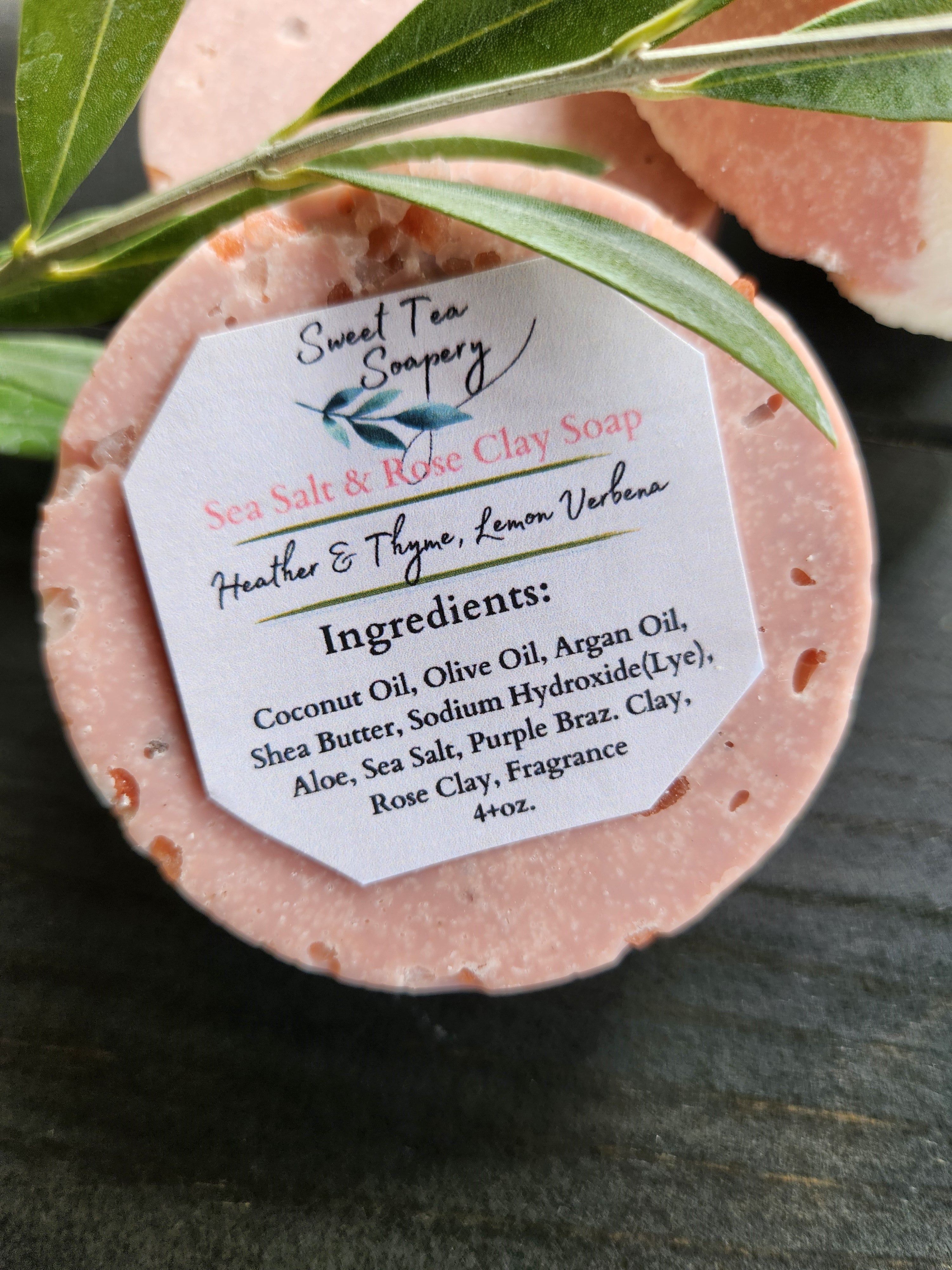 Sea Salt Soap-Heather & Thyme