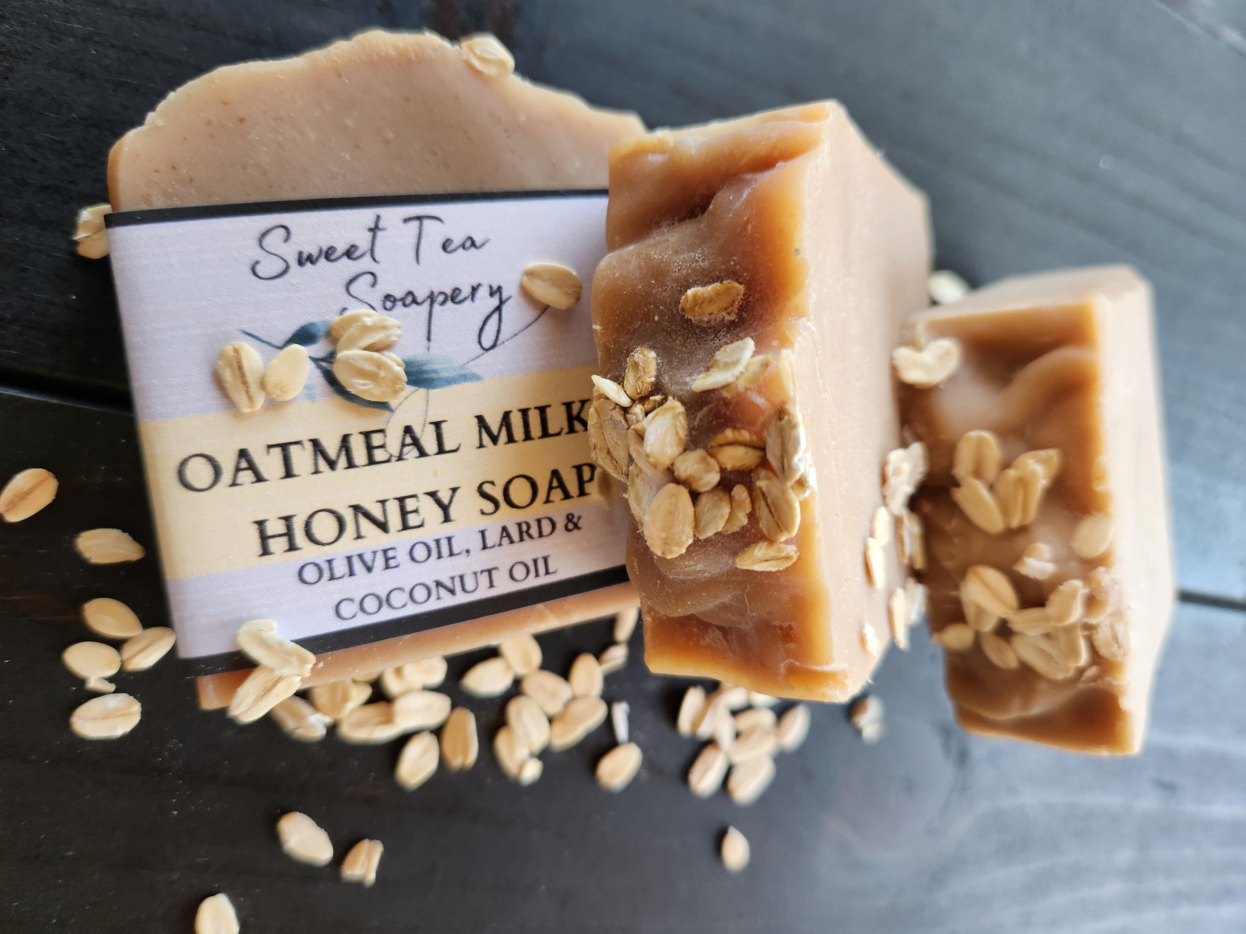 Oatmeal Goats Milk and Honey Soap