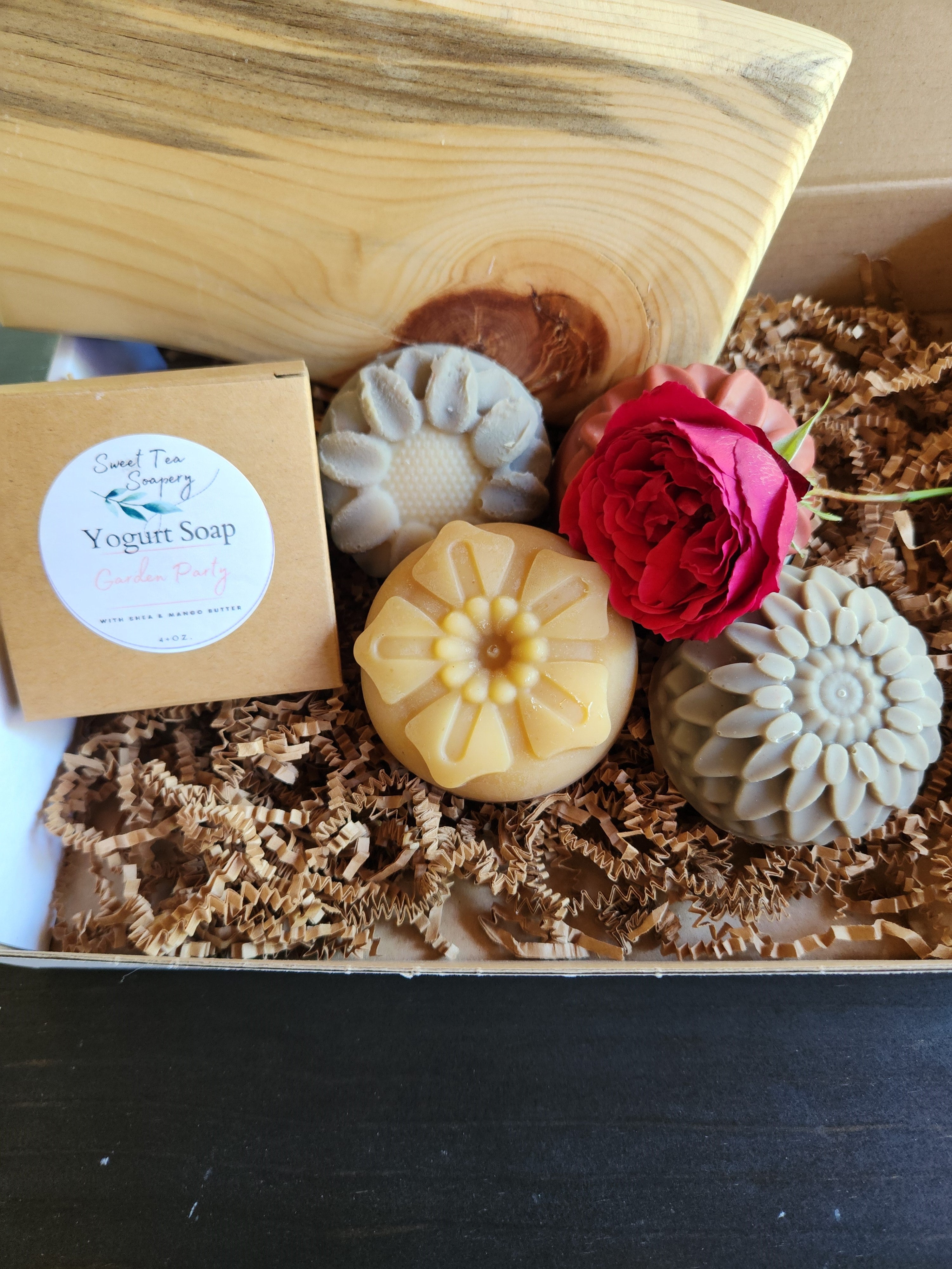 Yogurt Soap and Soap Tray Gift Collection