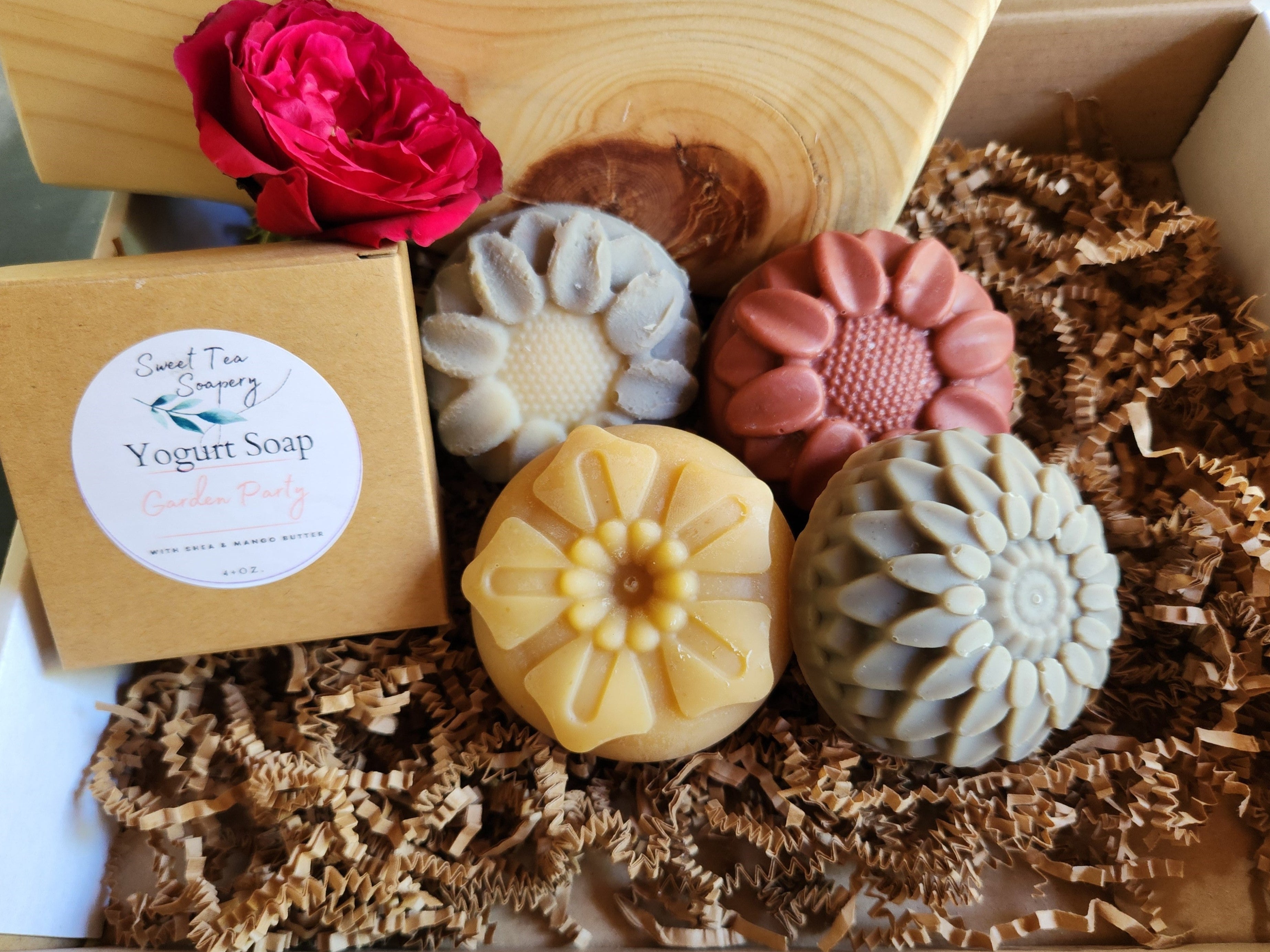 Yogurt Soap and Soap Tray Gift Collection