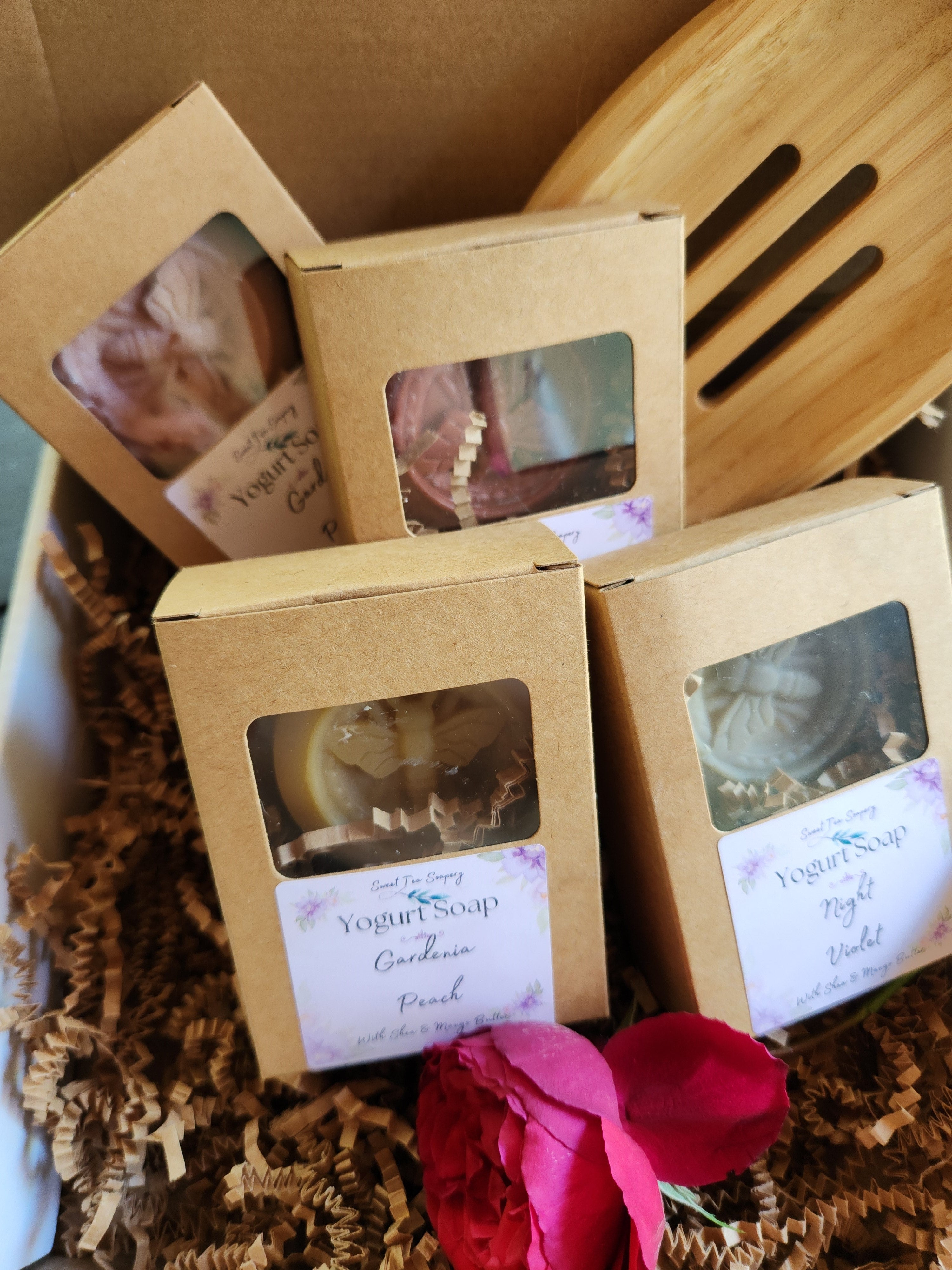 Yogurt Soap Gift Pack With Soap Dish