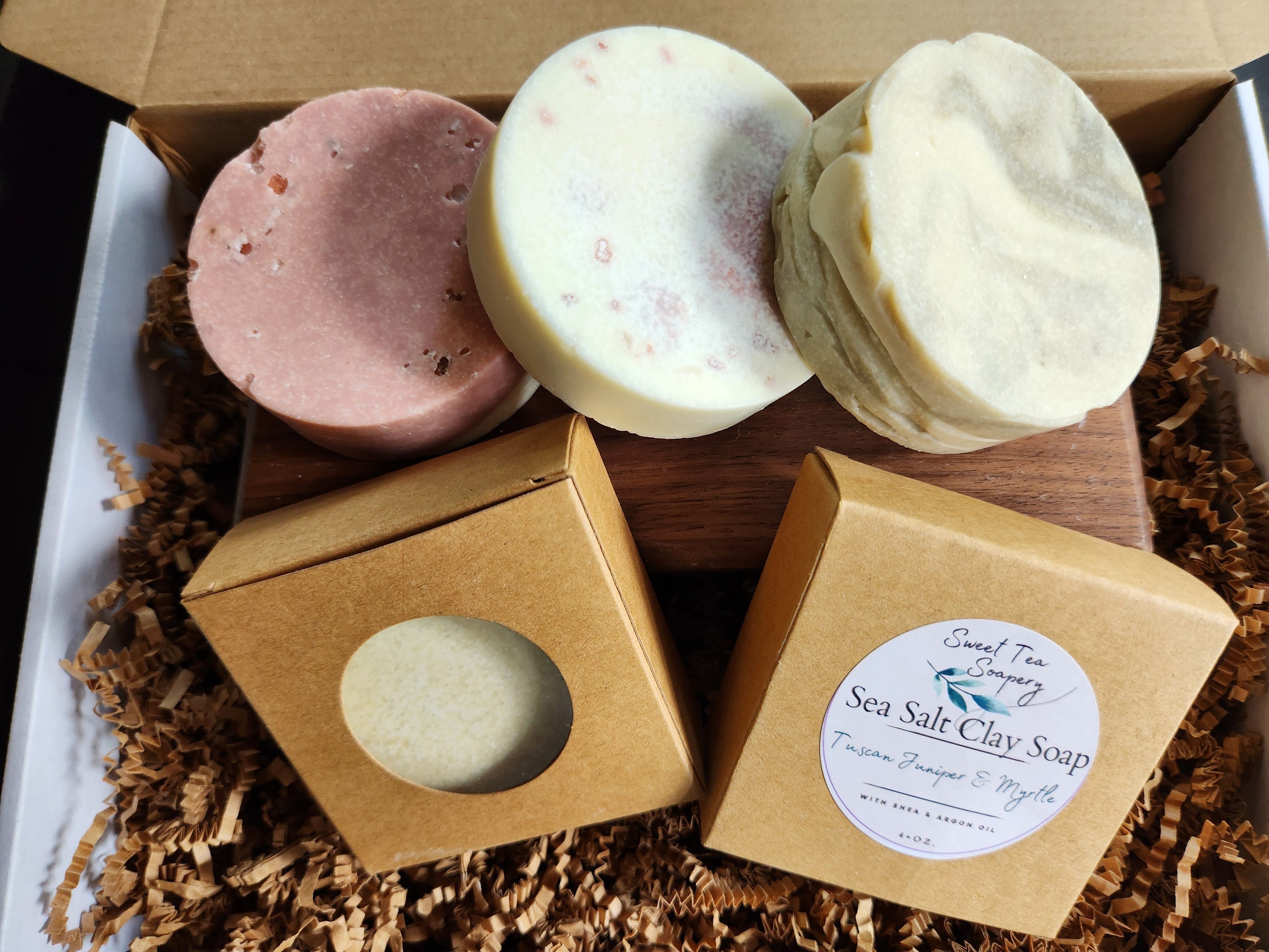 Sea Salt Soap & Soap Tray Gifts Collection
