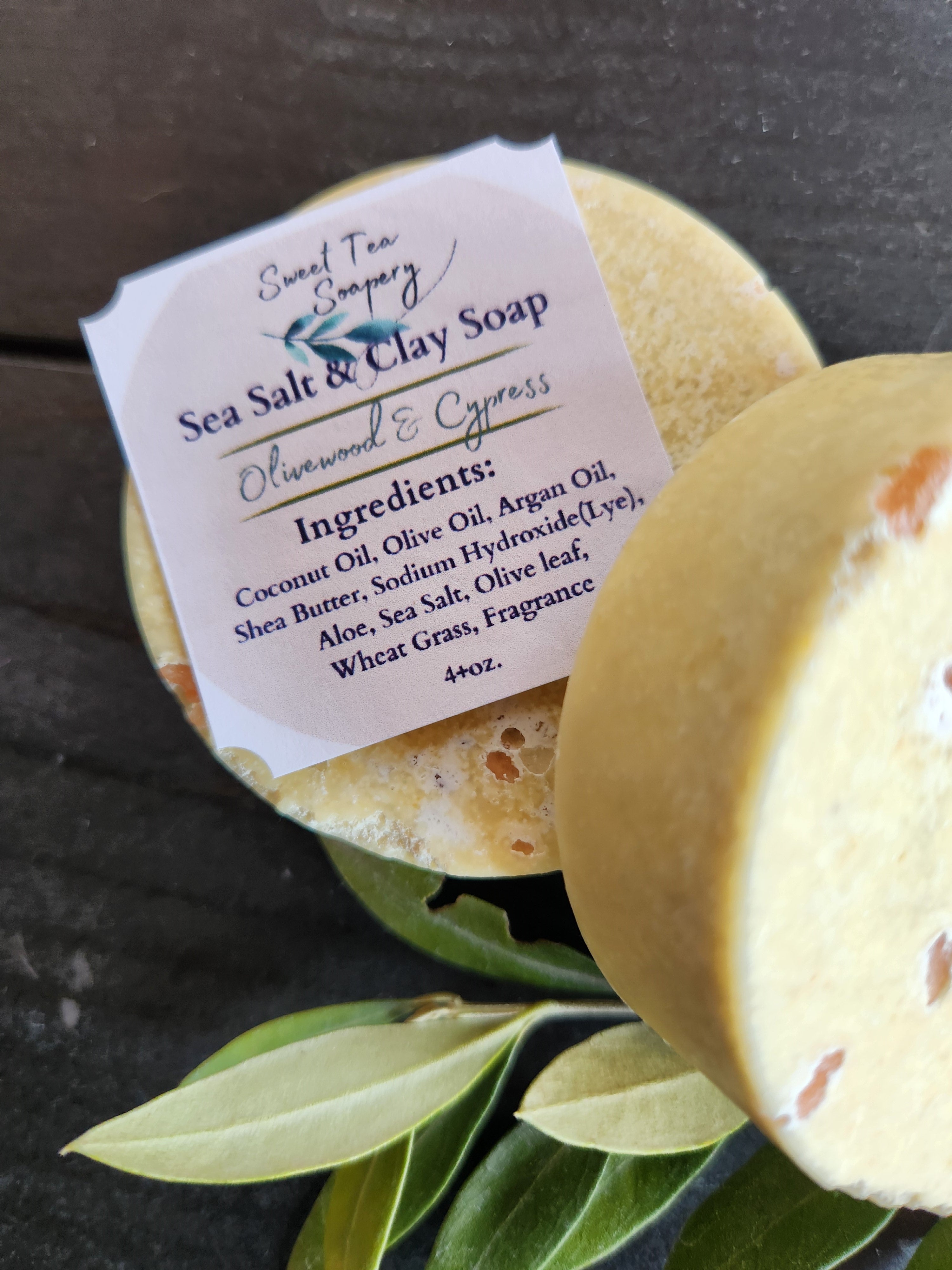 Sea Salt Olivewood & Cypress