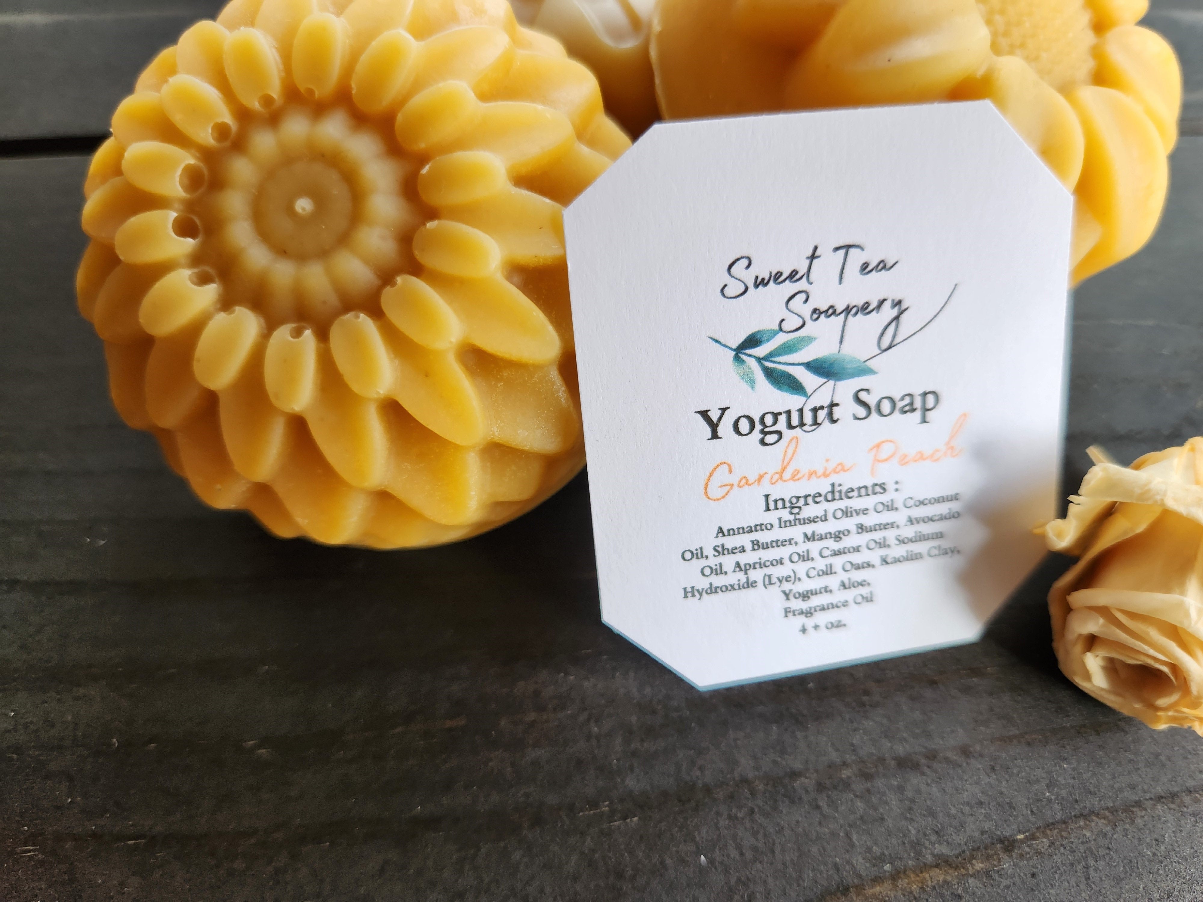 Yogurt Soap, Gardenia Peach